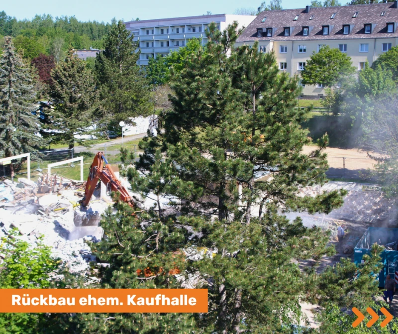 Altes Versorgungszentrum „RC West“ Juli 2024