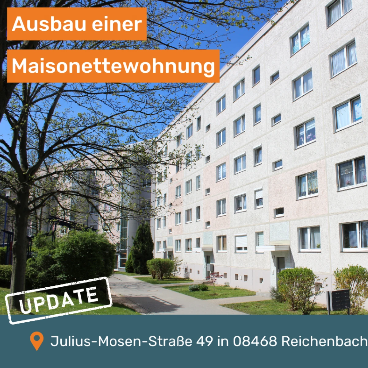 Maisonette-Wohnung Julius-Mosen-Straße 49
