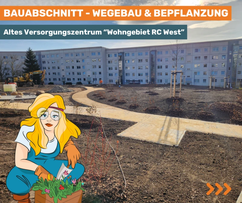 Altes Versorgungszentrum „RC West“ Januar 2025