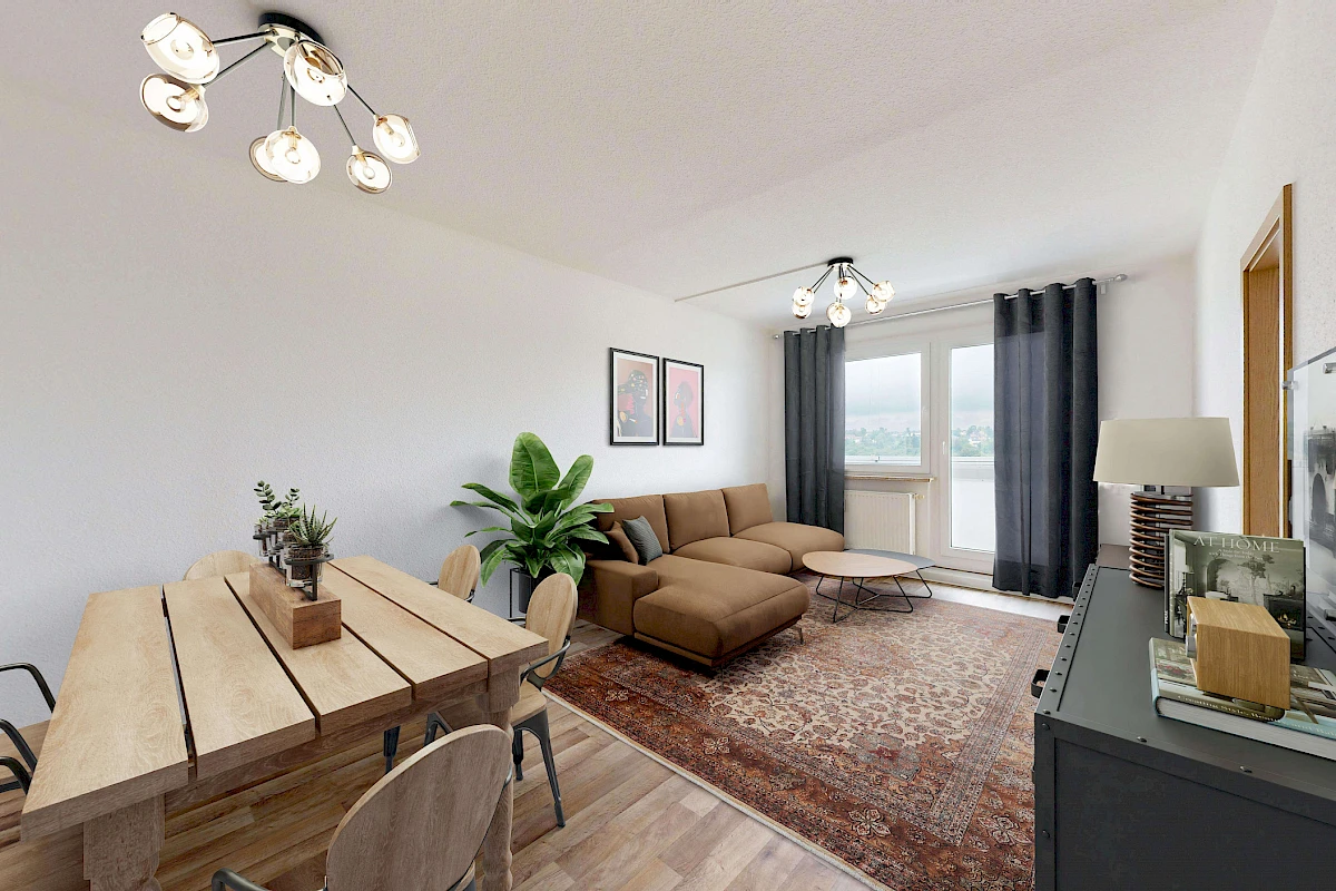 Wohnbeispiel Wohnzimmer