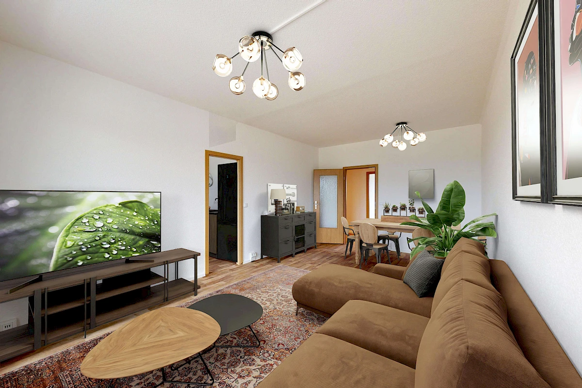 Wohnbeispiel Wohnzimmer