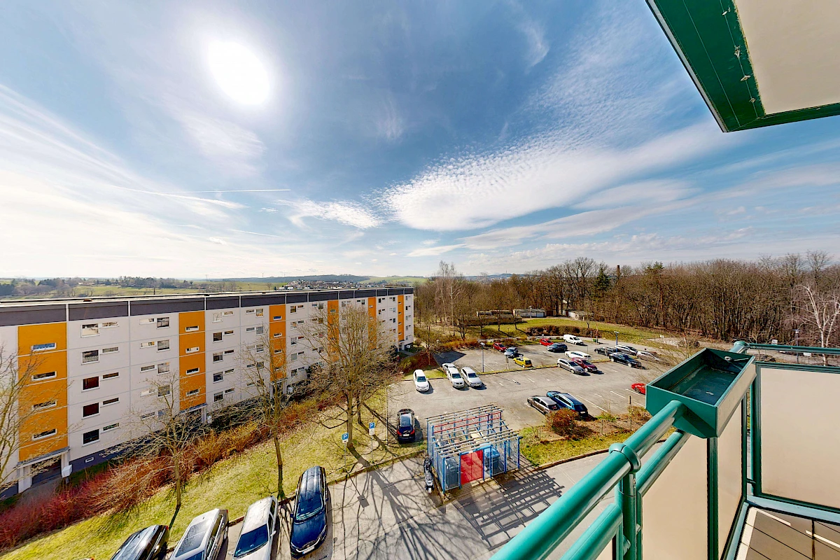 Ausblick Balkon