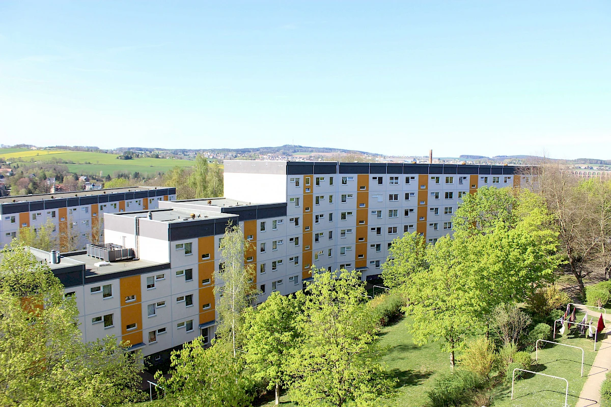 Rückansicht Gebäude