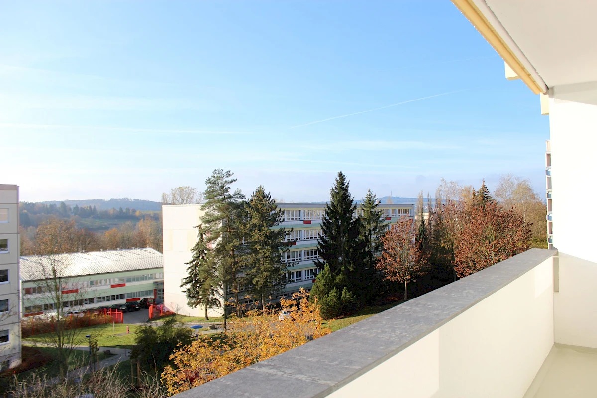 Ausblick Balkon