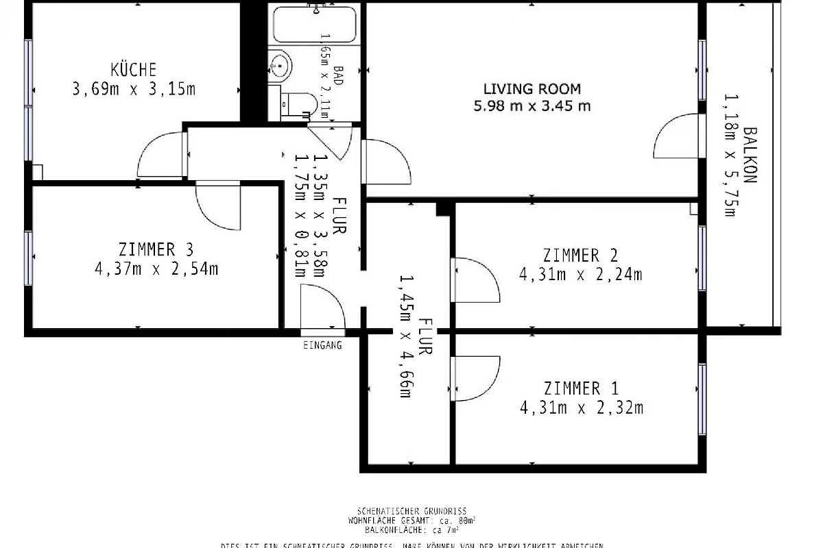 Grundriss Wohnungstyp