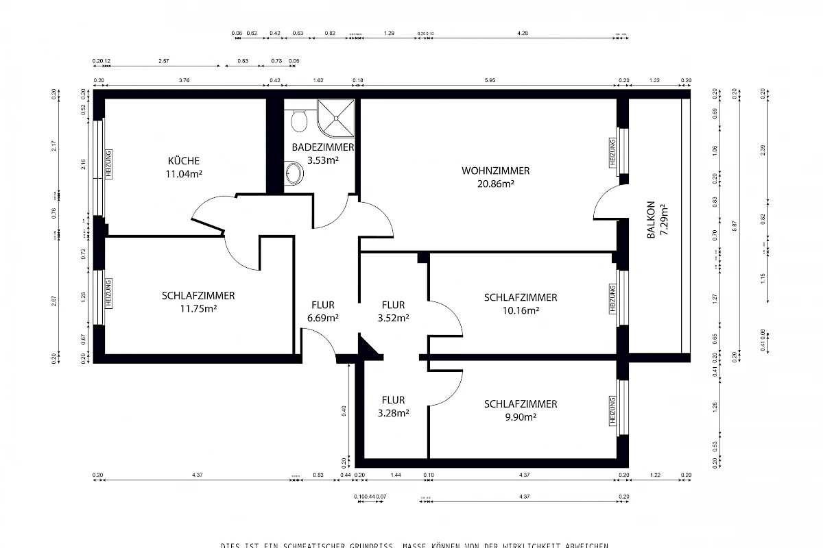 Grundriss Wohnungstyp
