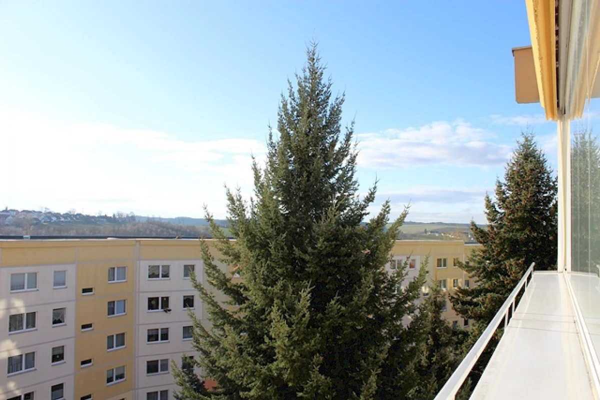 Ausblick Balkon