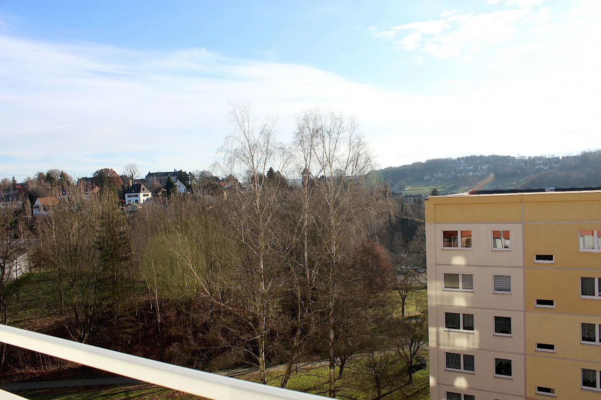Ausblick Balkon