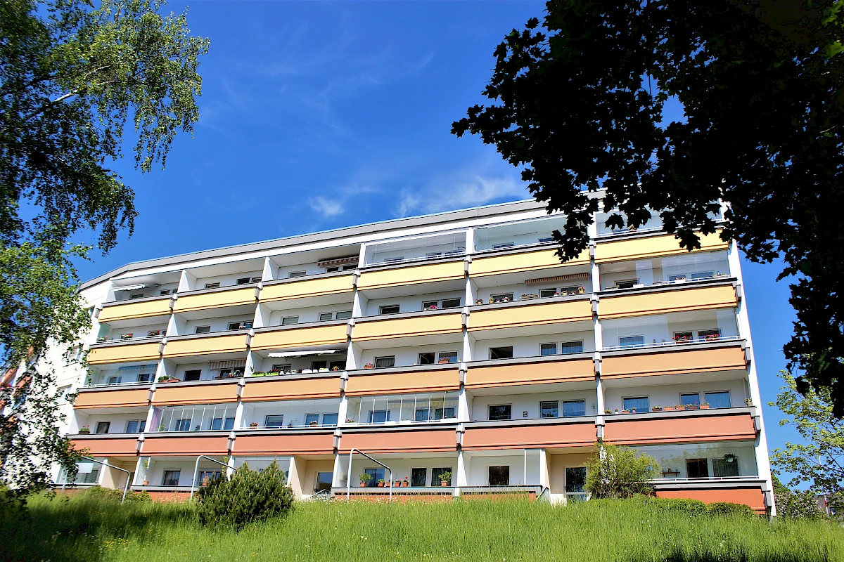 Rückansicht Gebäude