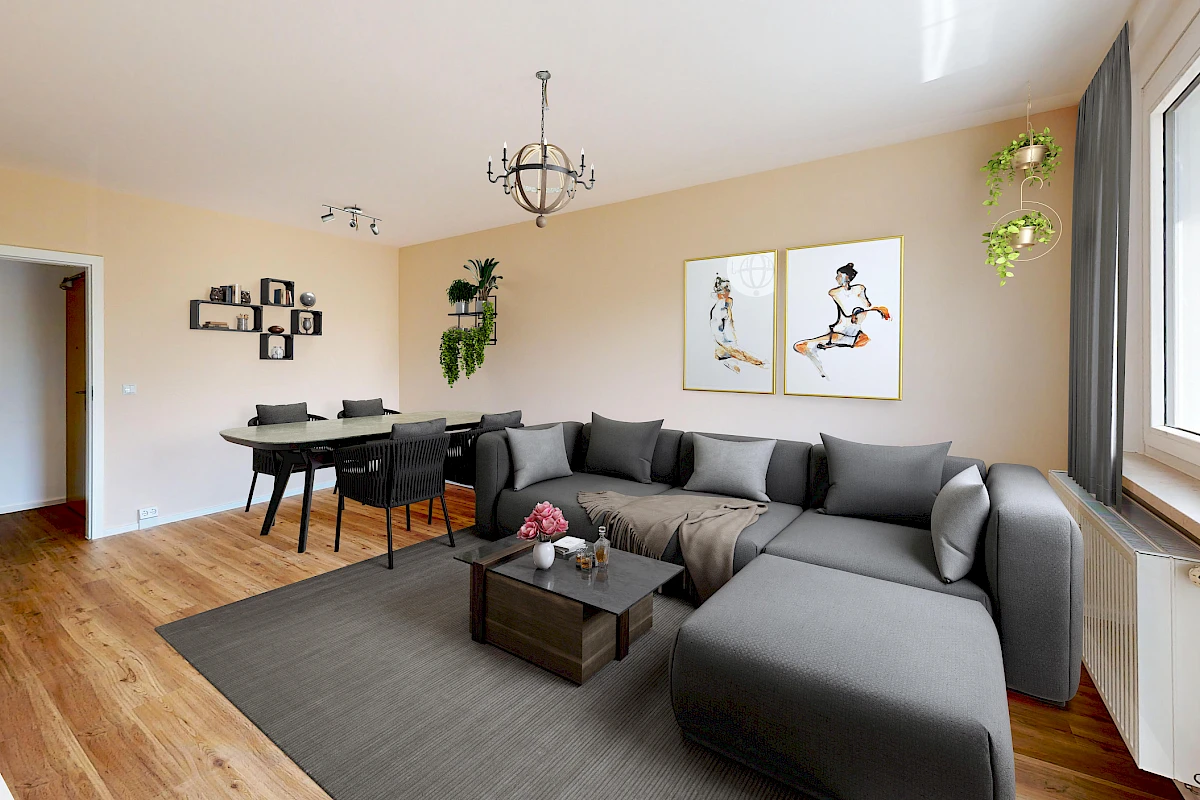 Wohnbeispiel Wohnzimmer