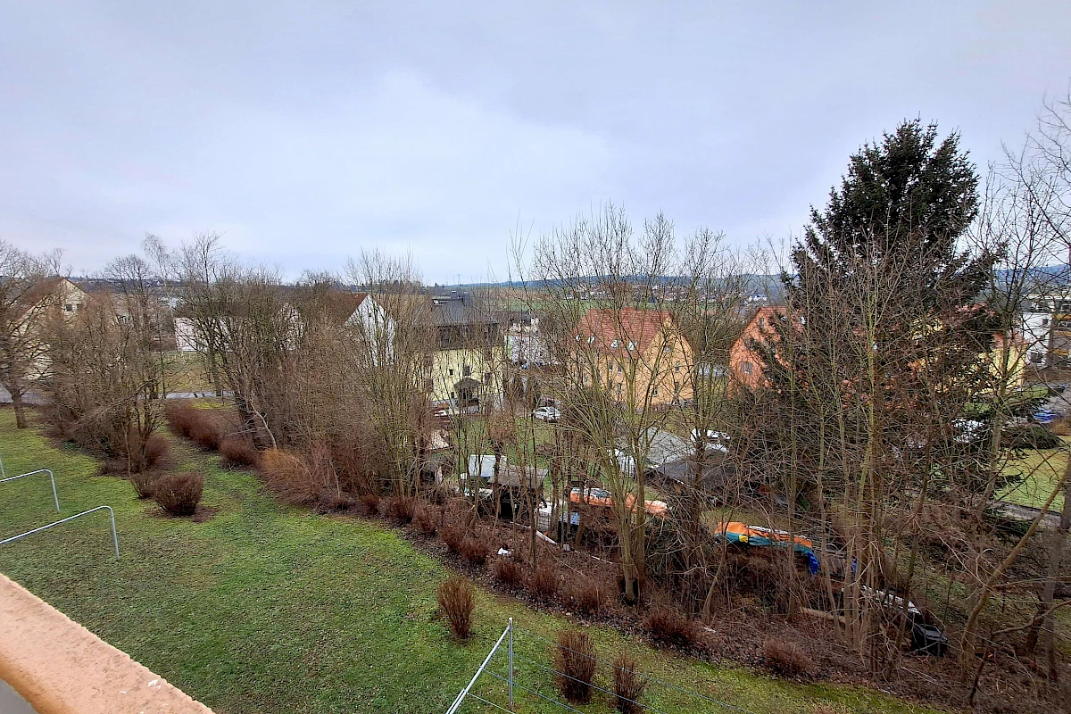Ausblick Balkon
