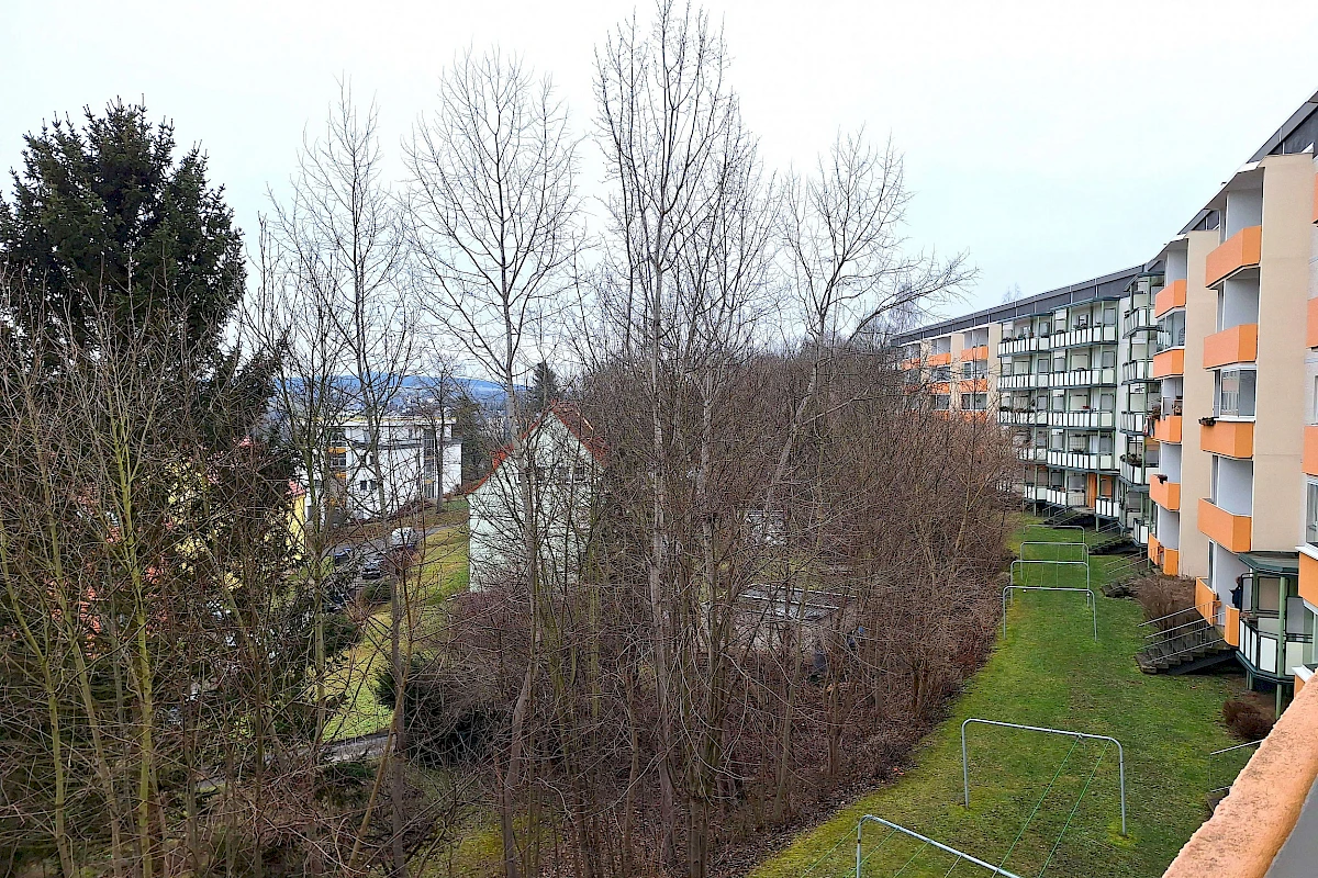 Ausblick Balkon