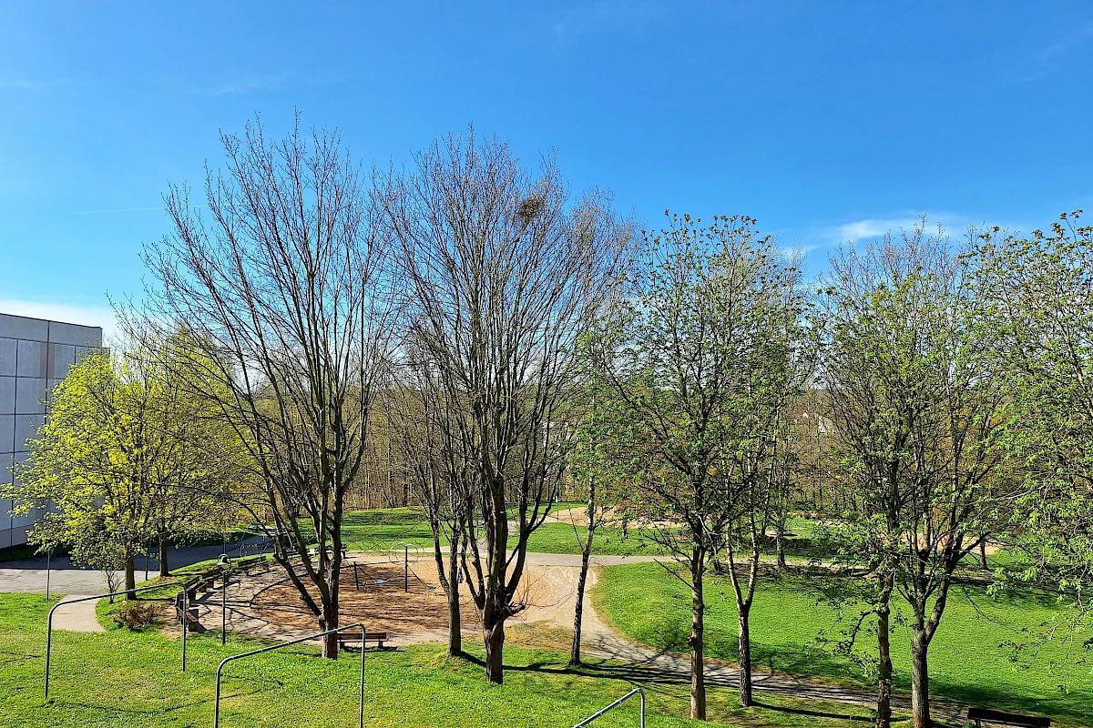 Ausblick Balkon