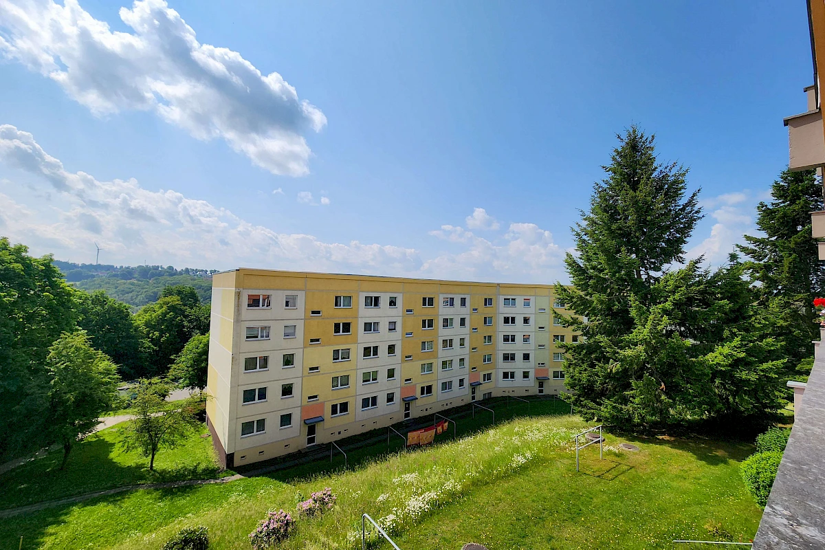 Ausblick Balkon