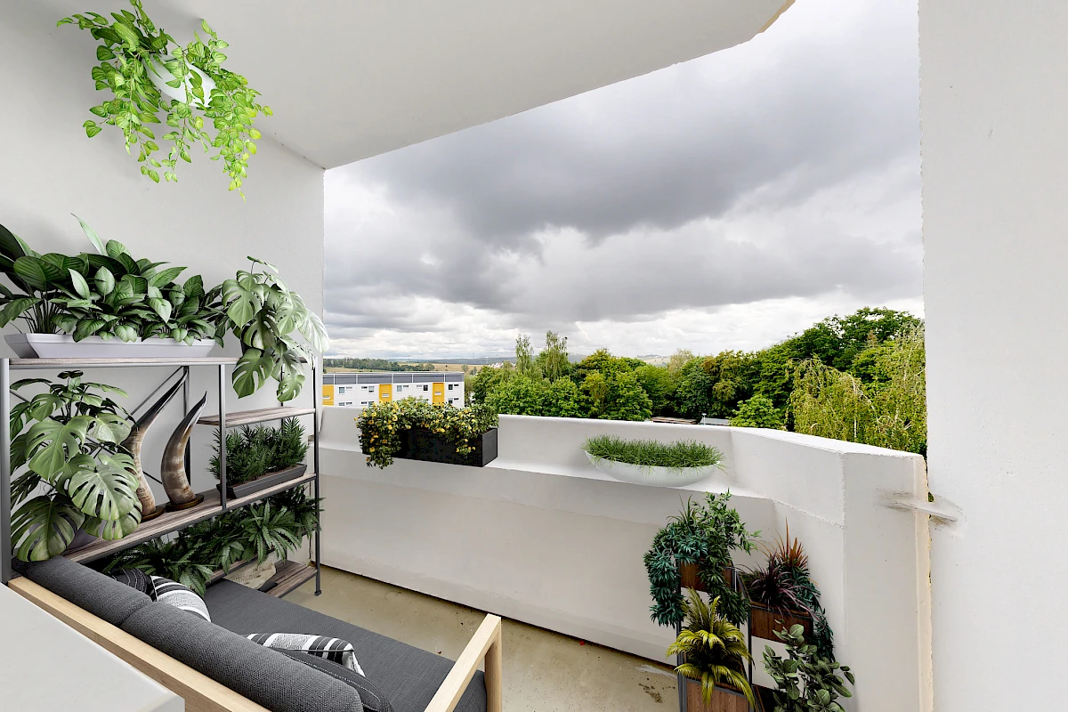 Wohnbeispiel Balkon