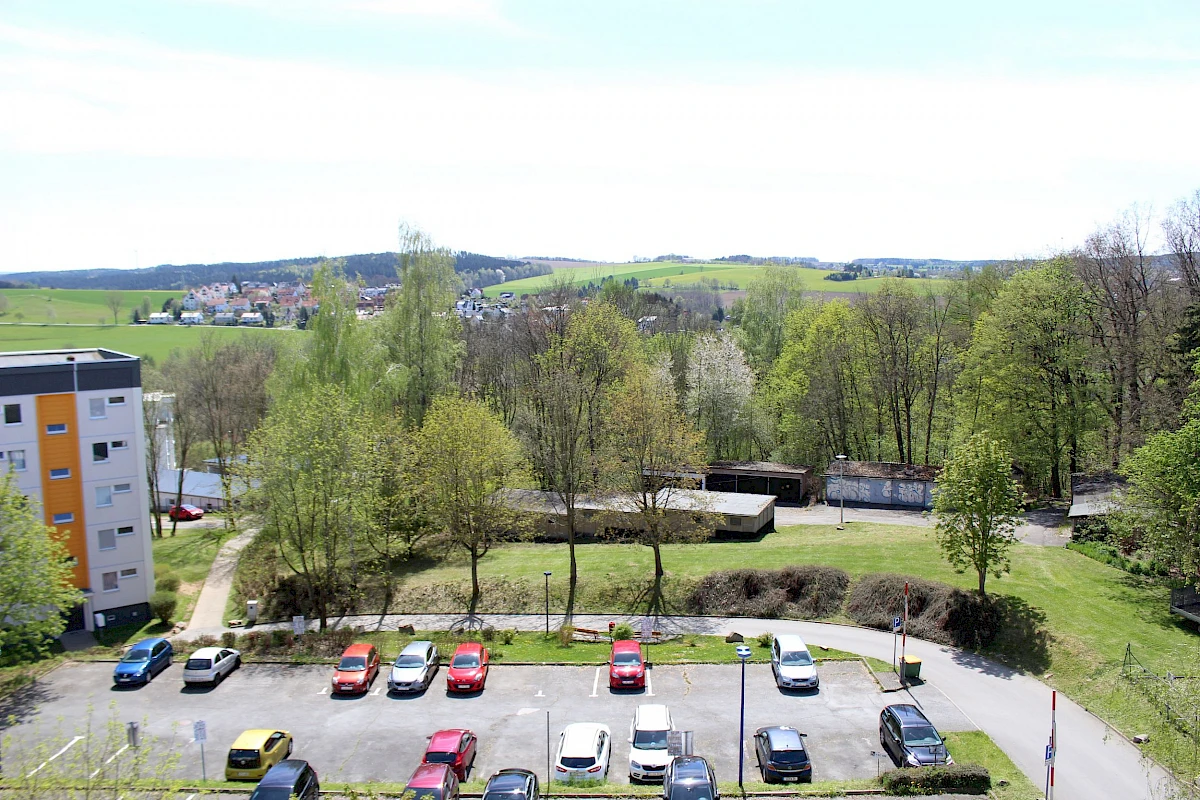 Ausblick Balkon
