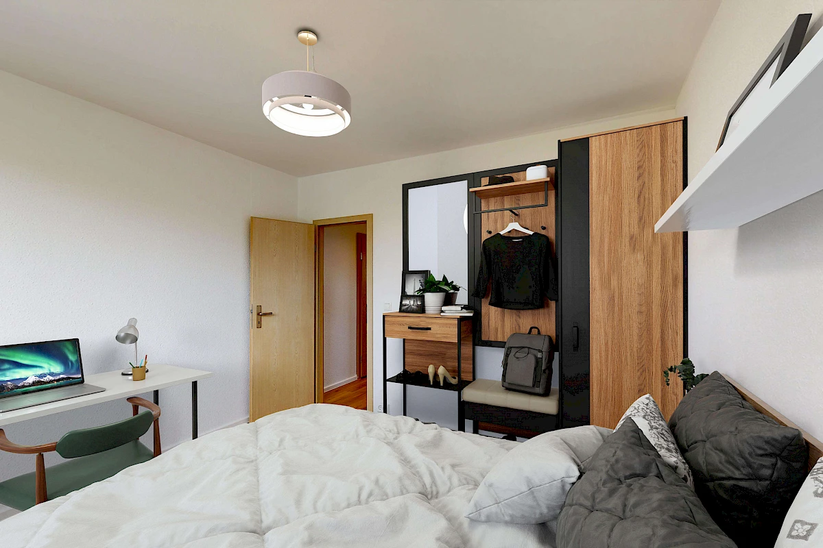 Wohnbeispiel Schlafzimmer