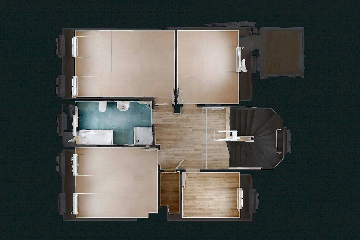 Grundriss obere Etage
