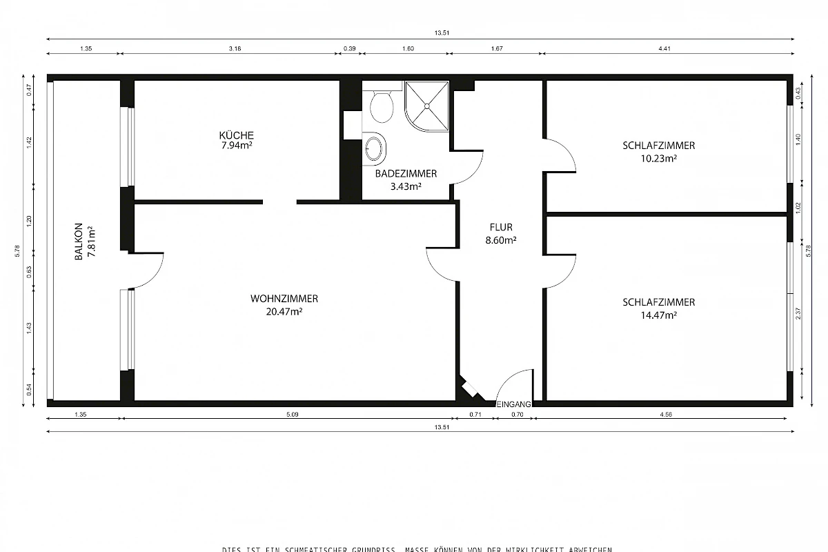 Grundriss Wohnungstyp