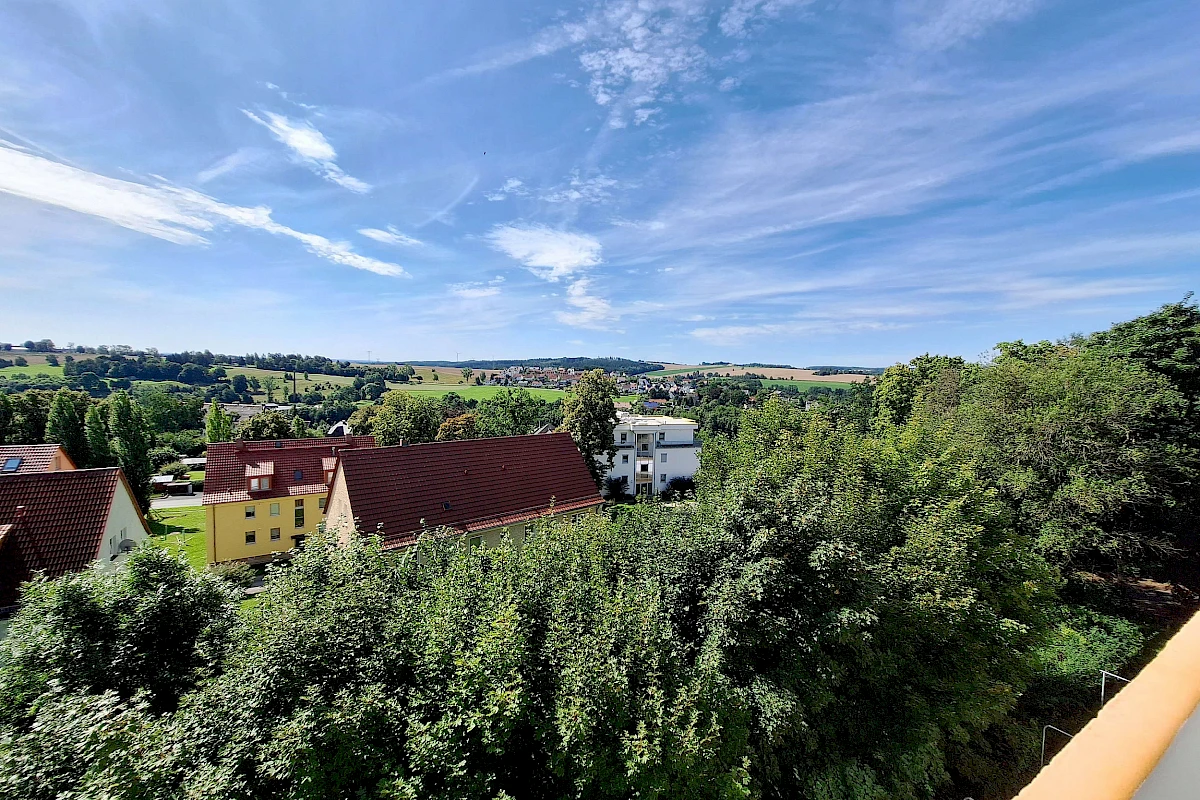 Ausblick Balkon