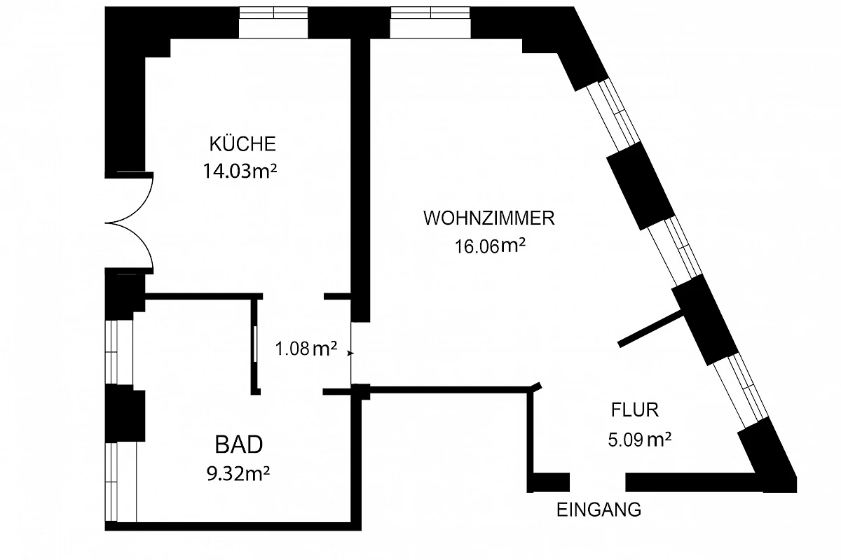 Grundriss WE 2