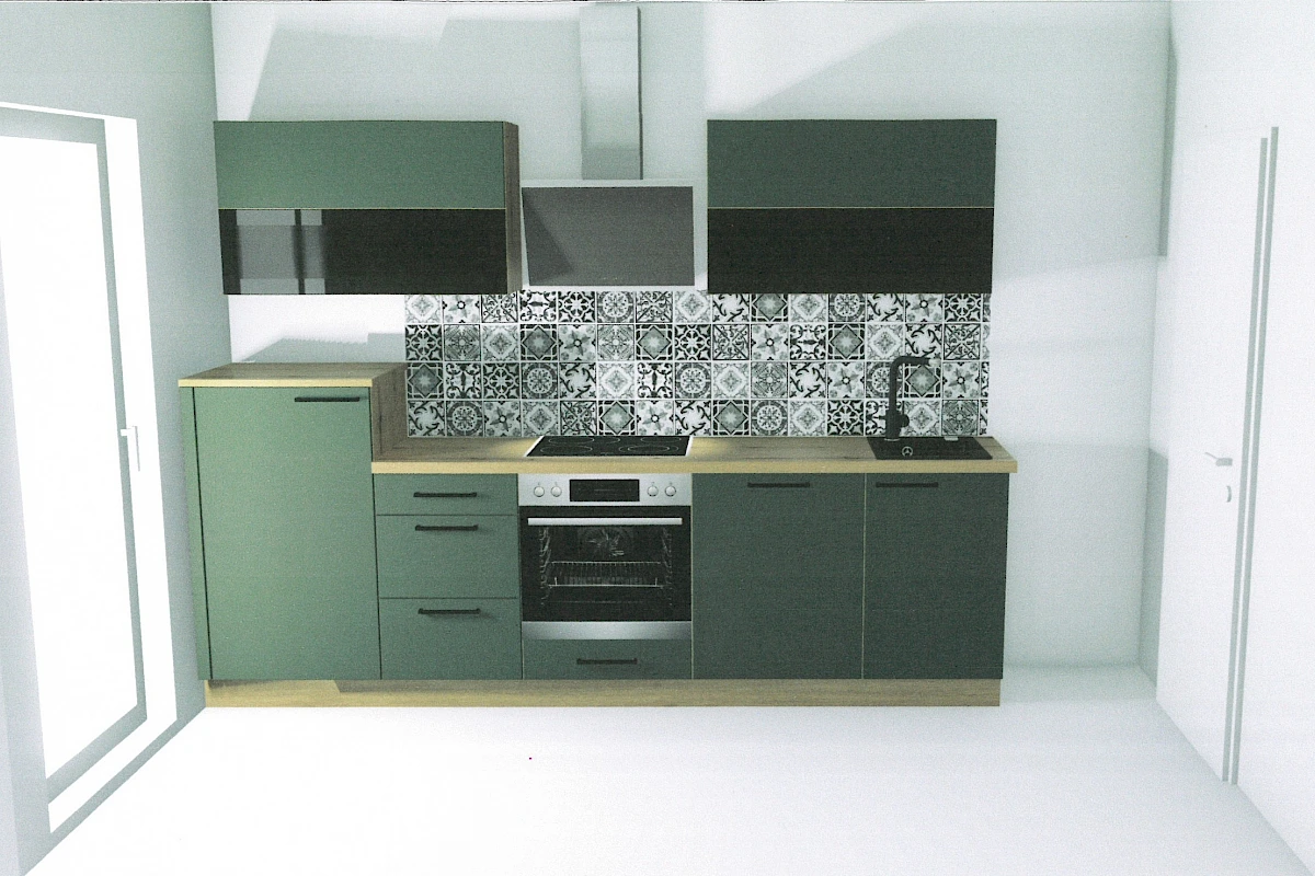 geplante Einbauküche