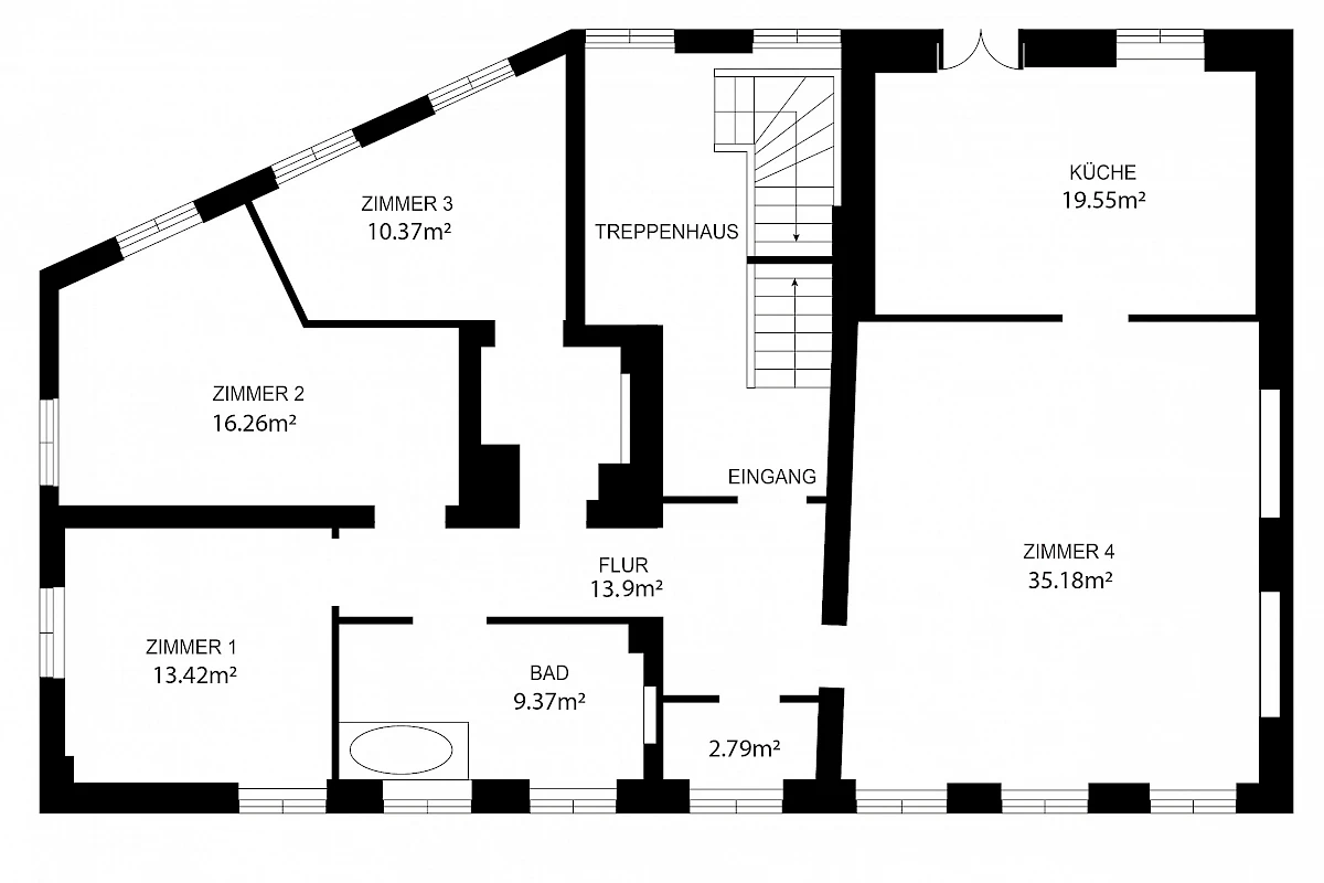 Grundriss WE 3