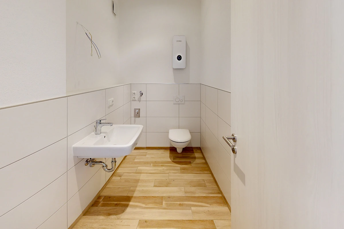 Wohnbeispiel Gäste-WC (saniert)