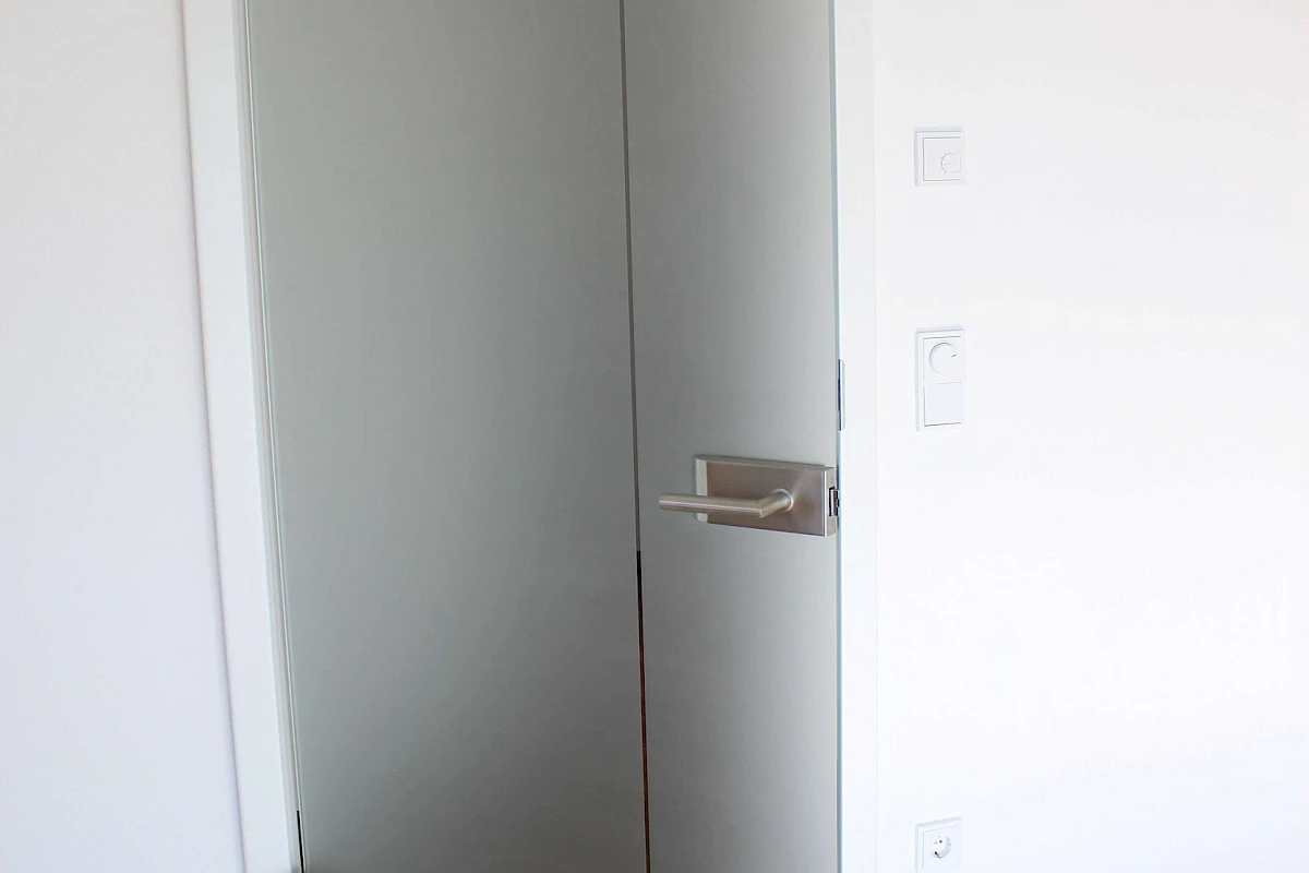 Vollglastür Wohnzimmer