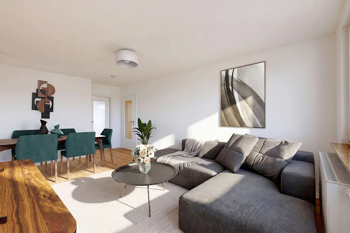 Wohnbeispiel Wohnzimmer