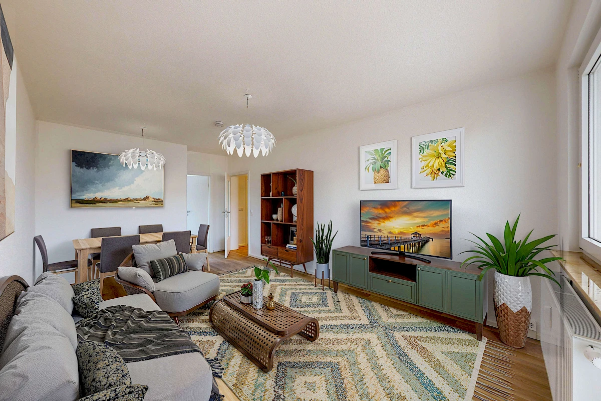 Wohnbeispiel Wohnzimmer