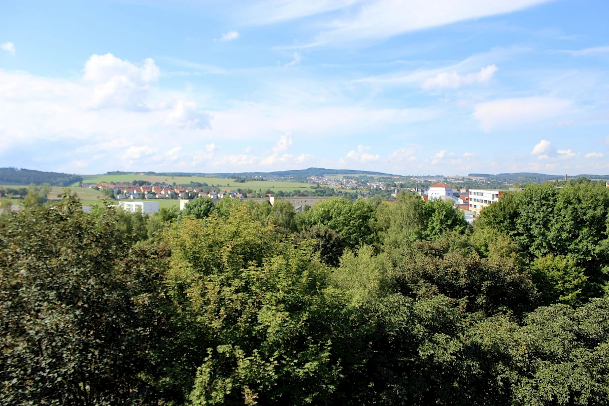 Ausblick Balkon