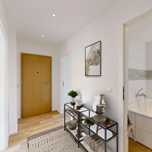 Küss mich wach und finde dein Wohnglück! Neu sanierte 2-Raum-Wohnung in Stadtrandlage ab 16.08.2026