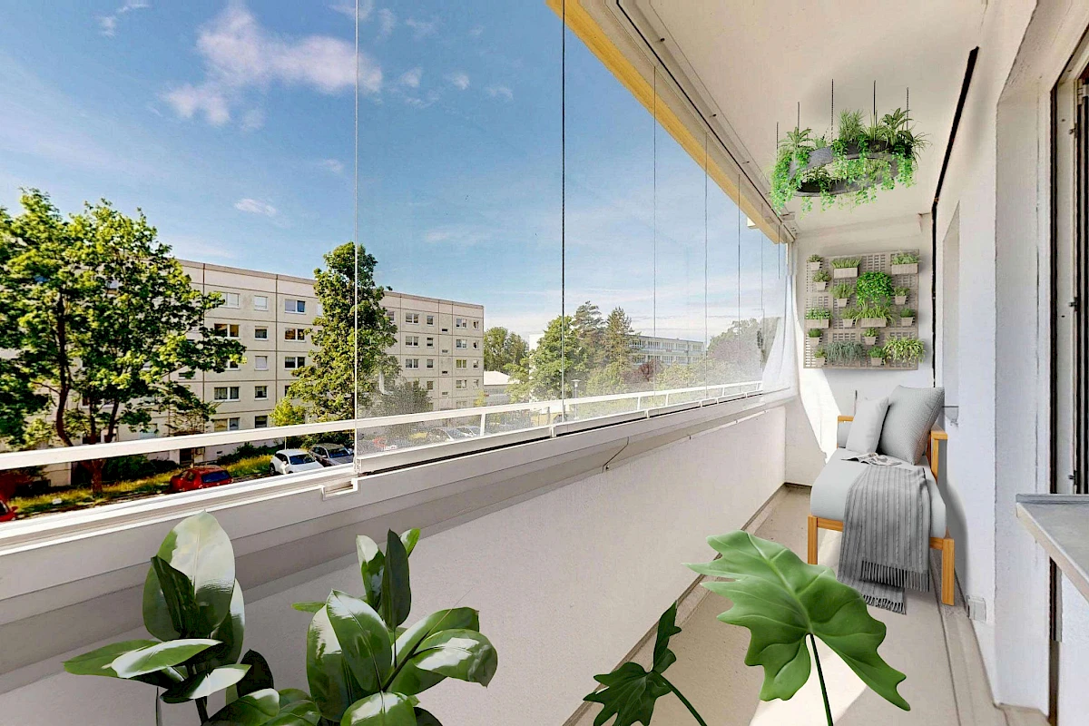 Wohnbeispiel Balkon