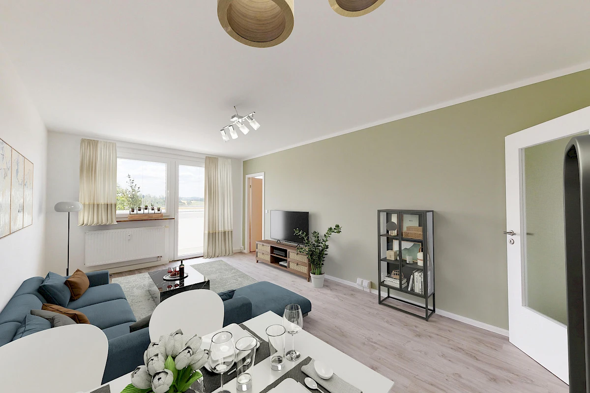 Wohnbeispiel Wohnzimmer