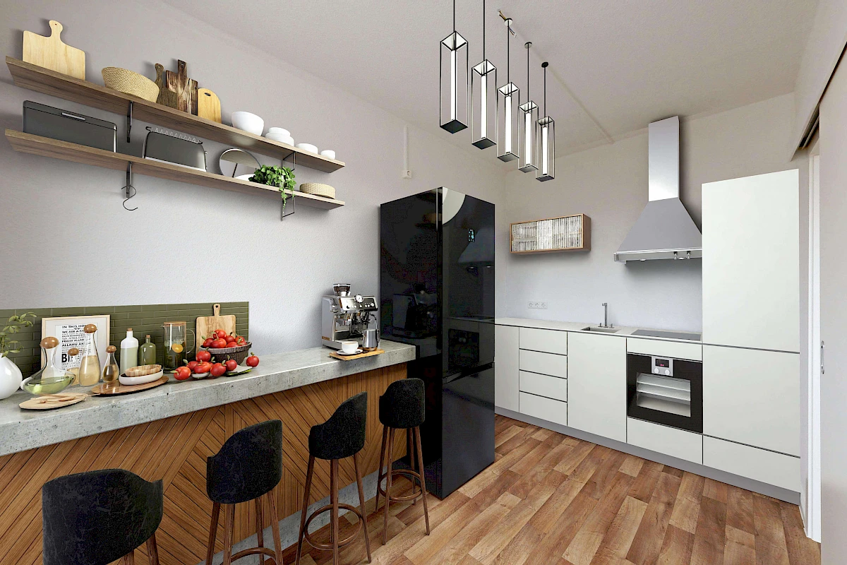 Wohnbeispiel Küche