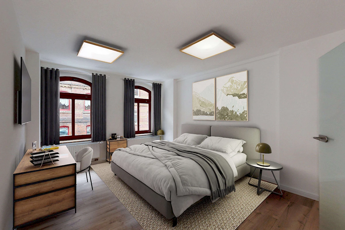 Wohnbeispiel Wohn-/Schlafzimmer