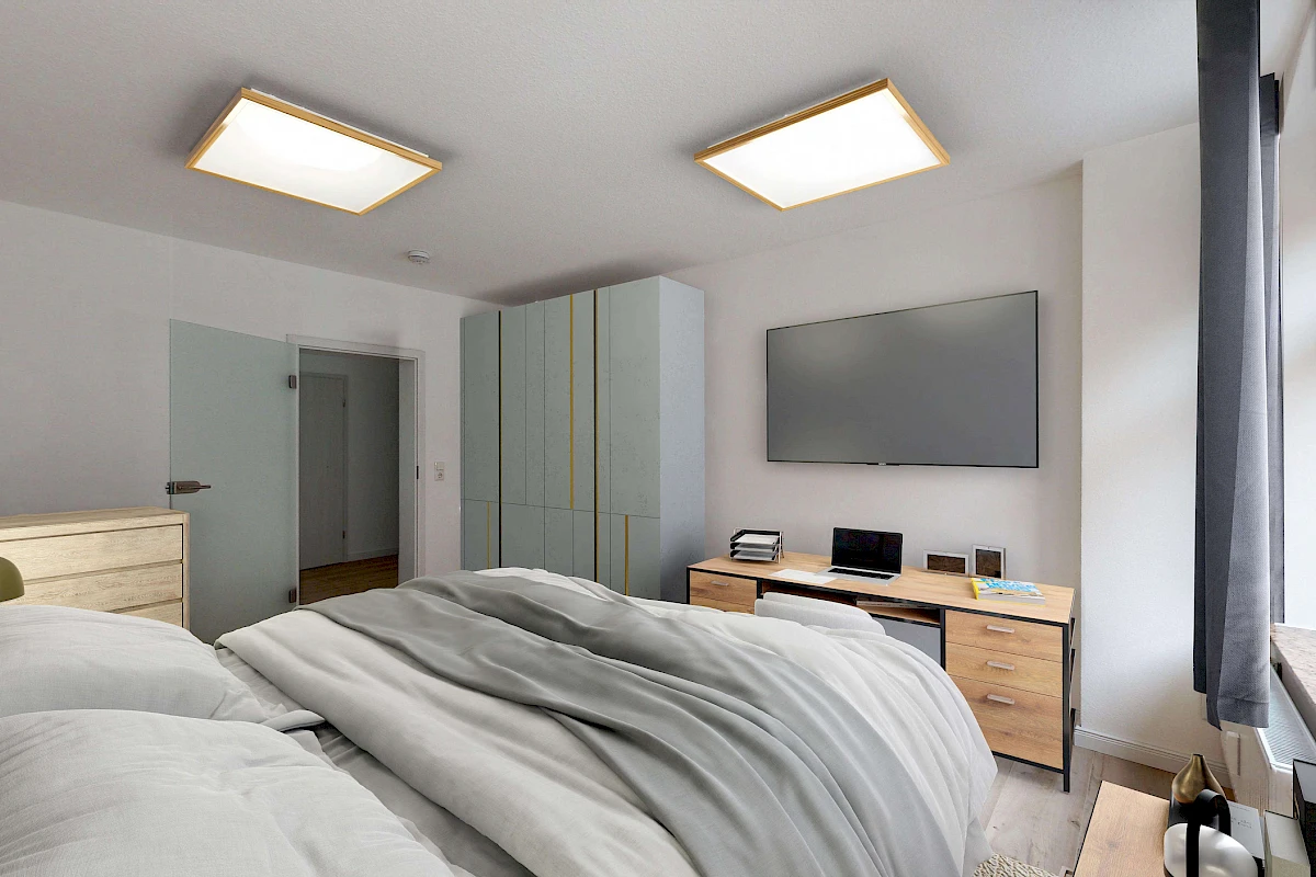 Wohnbeispiel Wohn-/Schlafzimmer