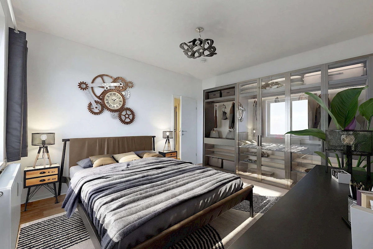 Wohnbeispiel Schlafzimmer