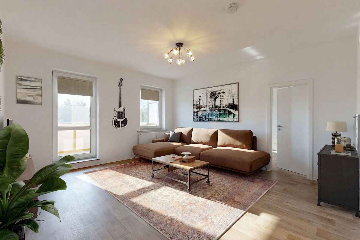 Wohnbeispiel Wohnzimmer