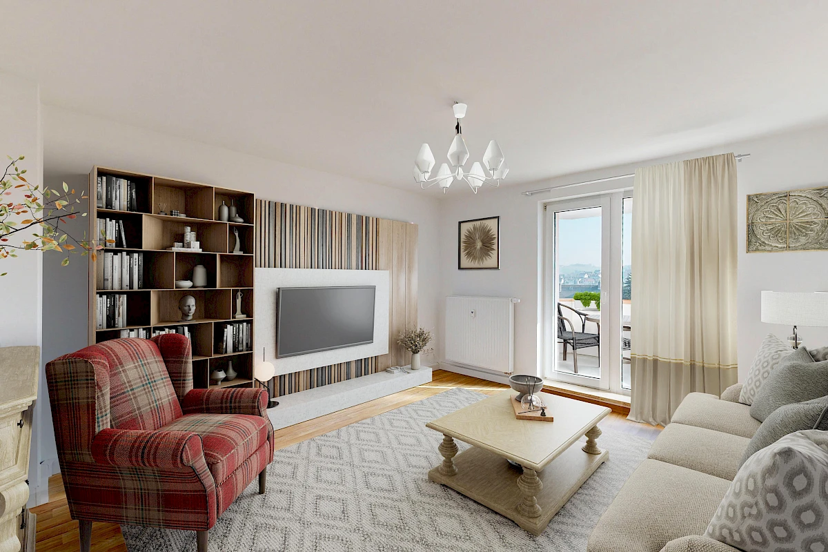 Wohnbeispiel Wohnzimmer