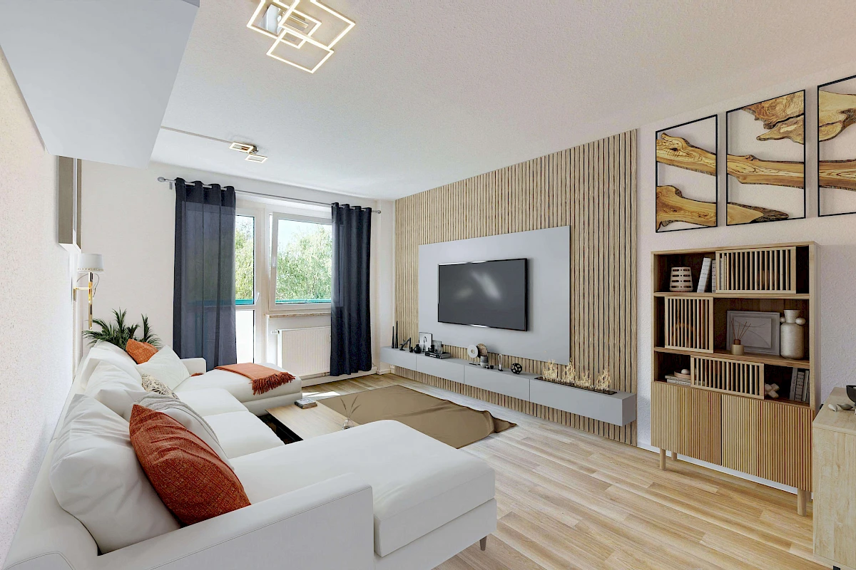 Wohnbeispiel Wohnzimmer