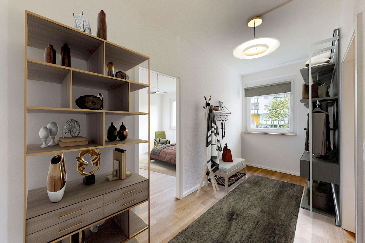 Wohnbeispiel 2. Flur