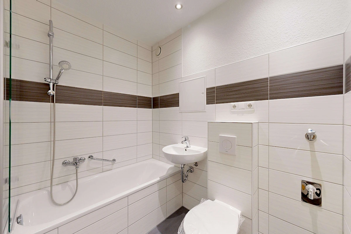 Wohnbeispiel Bad mit Wanne