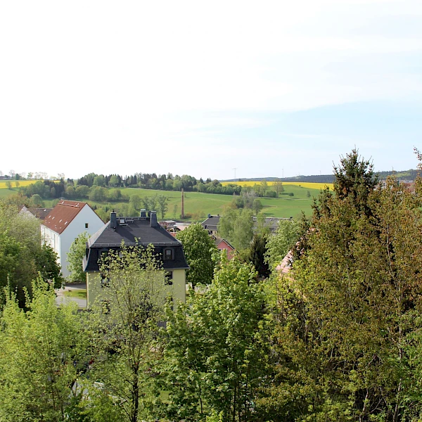 Wohnen mit Blick ins Grüne! Neu zu sanierende 3-Raum-Wohnung mit Balkon und Raum für Familienleben