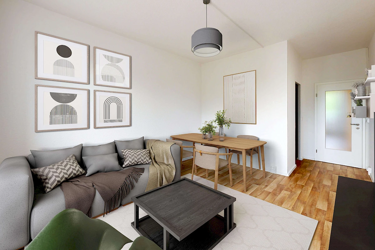 Wohnbeispiel Wohnzimmer