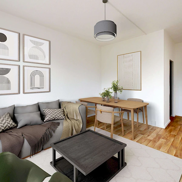 Für Singles geeignet! Sanierte 2-Raum-Wohnung mit Südbalkon und Ausblick ab Mai 2026 zu vermieten