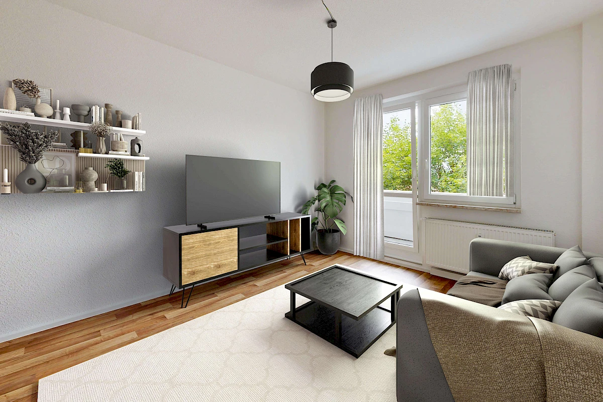 Wohnbeispiel Wohnzimmer