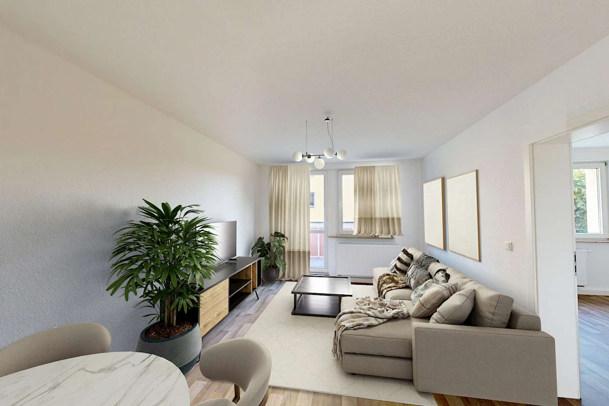 Wohnbeispiel Wohnzimmer