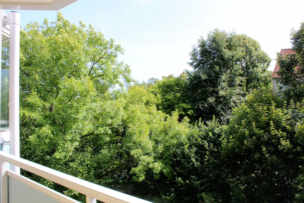 Ausblick Balkon